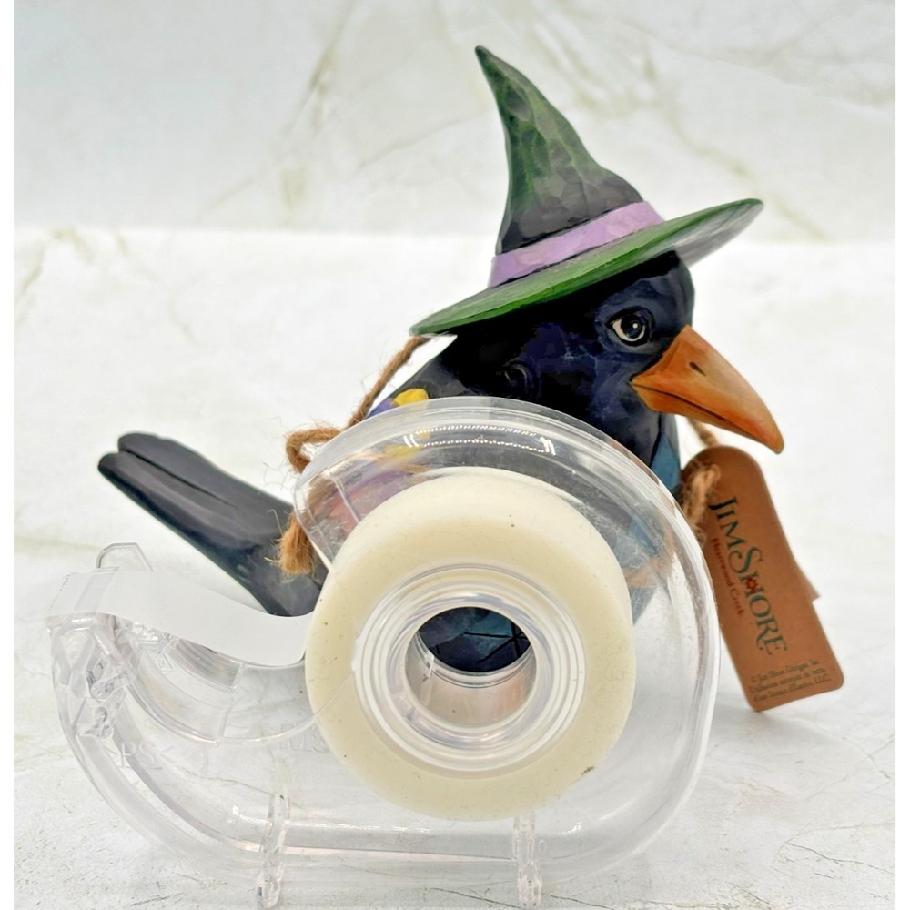 Jim Shore Halloween Crow Pint Size Figurine 6009510 Flights of Fright enesco New - Picture 13 of 16